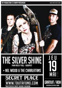 THE SILVER SHINE ~ NEL WOOD & THE CHARLATANS à Montpellier. Le jeudi 19 mai 2016 à Saint-Jean-de-Védas. Herault.  20H00